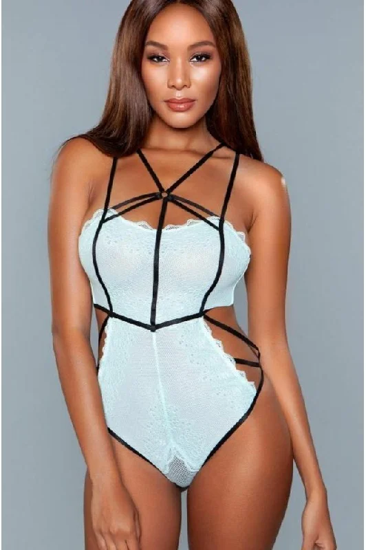 Harness Style Lace Bodysuit