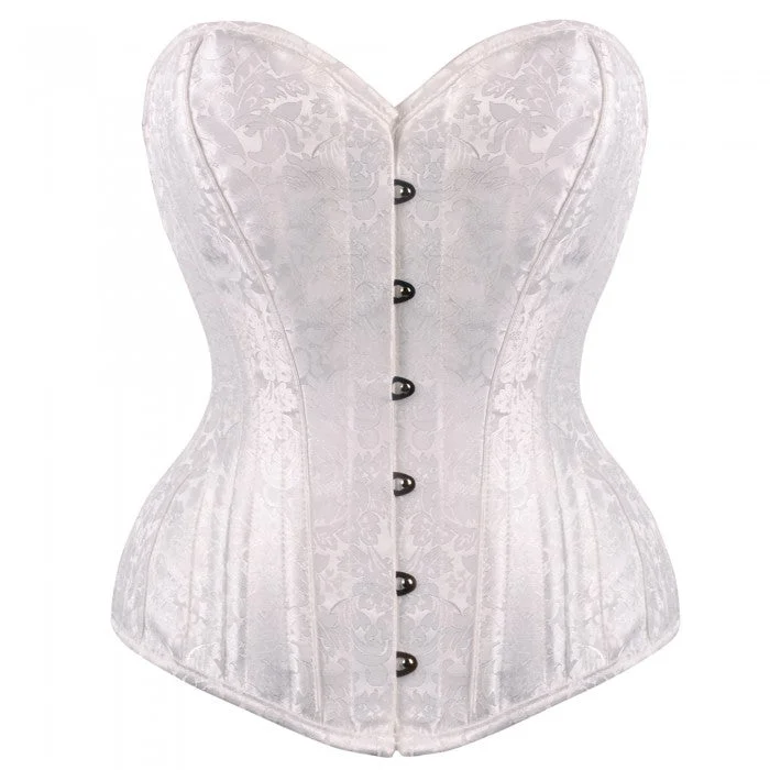 Josiah White Brocade Bridal Overbust Corset