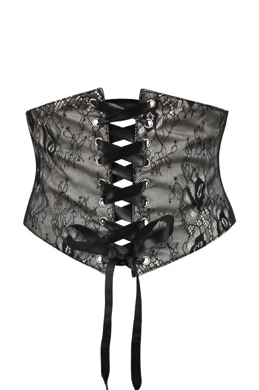 Lace Overlay Inspired Corset Belt