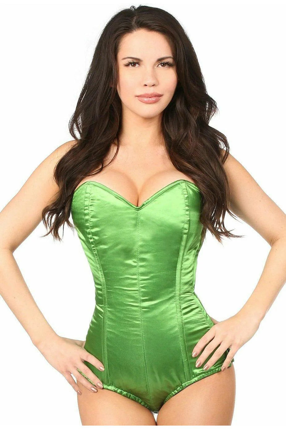 Lavish Satin Corset Romper