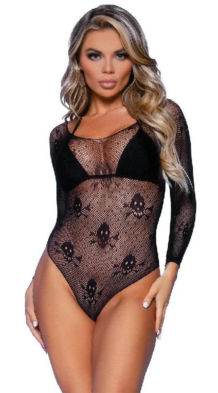 Micro Net Skull Bodysuit