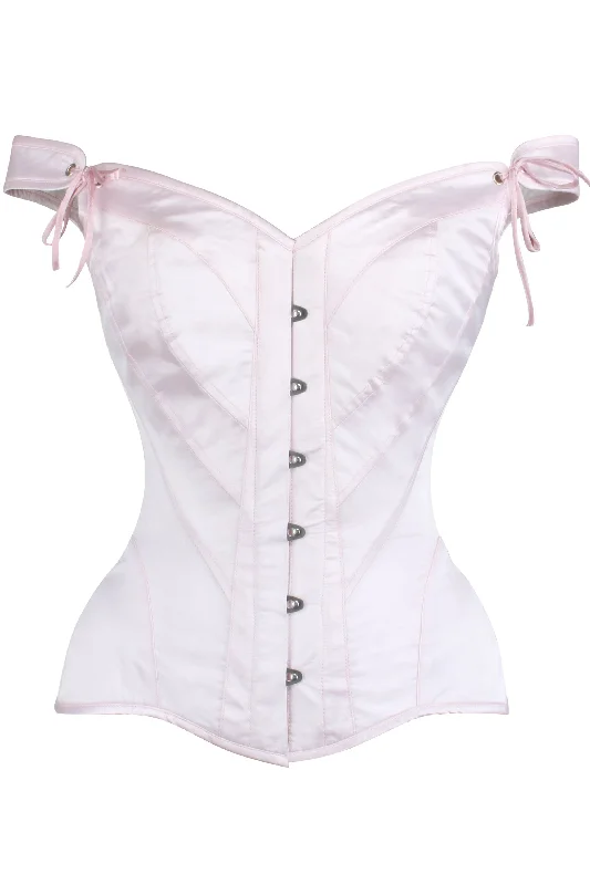 Pale Pink Sleeved Corset