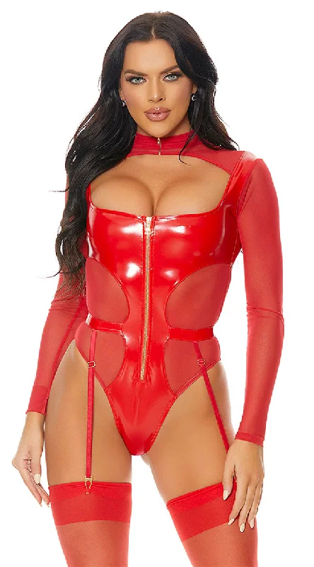 Slick Move Garter Bodysuit