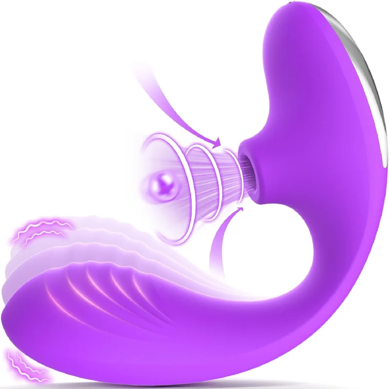 Blend - 3 in 1 Adjustable G-Spot Vibrator Sucking Clit Stimulator