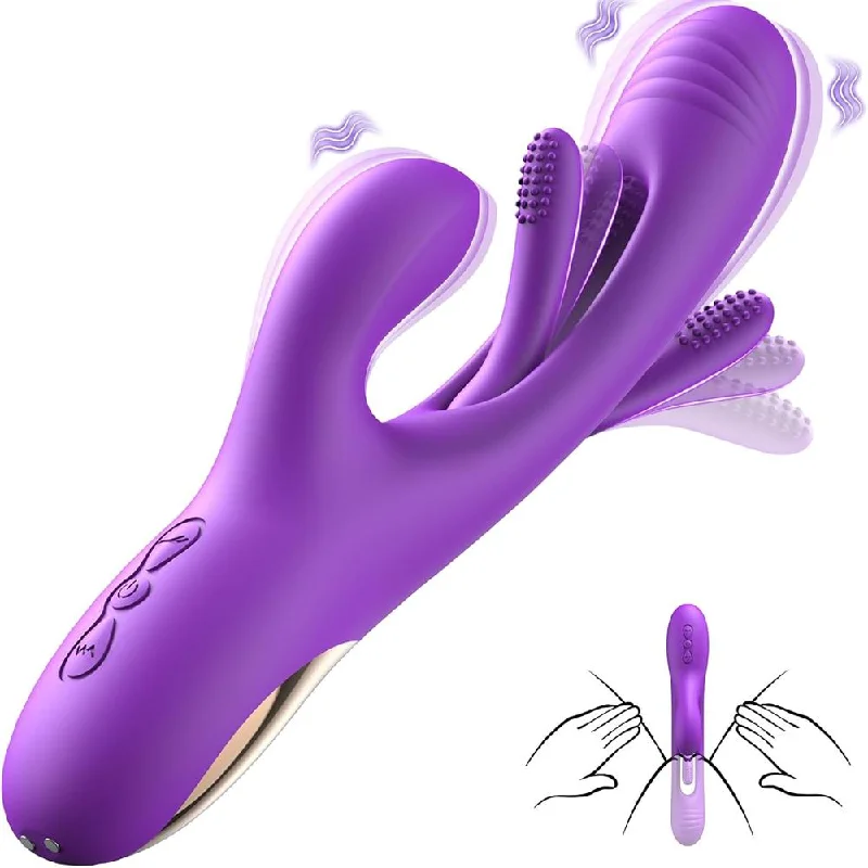 Flutter Bunny Rechargeable Silicone Flickering Rabbit Vibrator