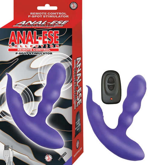 Anal Ese Collection Remote Control P-Spot Stimulator Purple