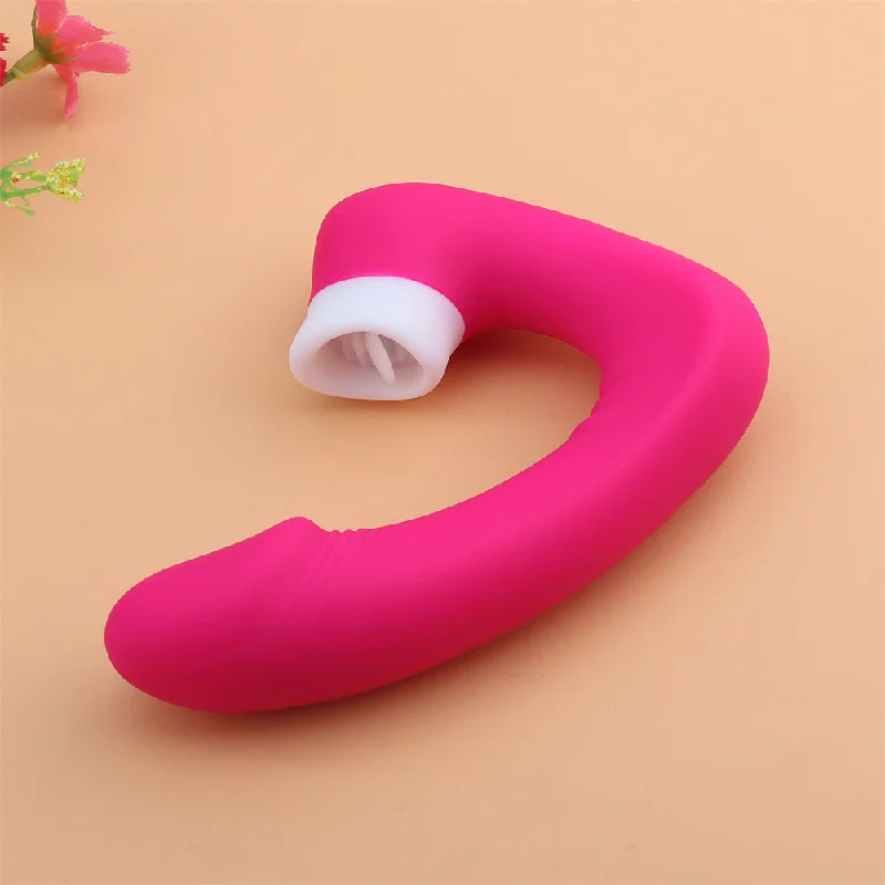 Cal Exotics Jubilee - G Spot Vibrator with Clit Licking Tongue