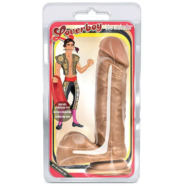 Blush Loverboy The Matador Realistic 8 in. Dildo with Balls & Suction Cup Tan