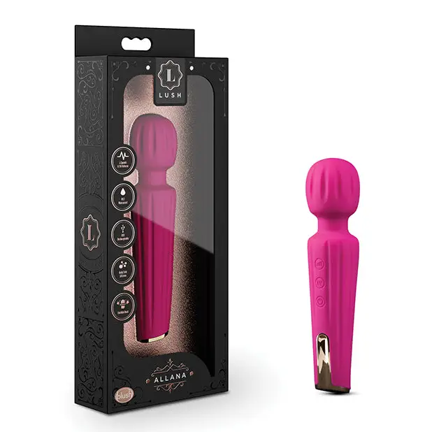 Blush Lush Allana Rechargeable Silicone Wand Vibrator