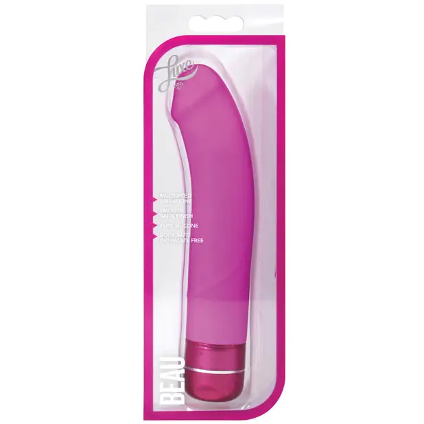 Blush Luxe Beau Silicone G-Spot Vibrator Pink