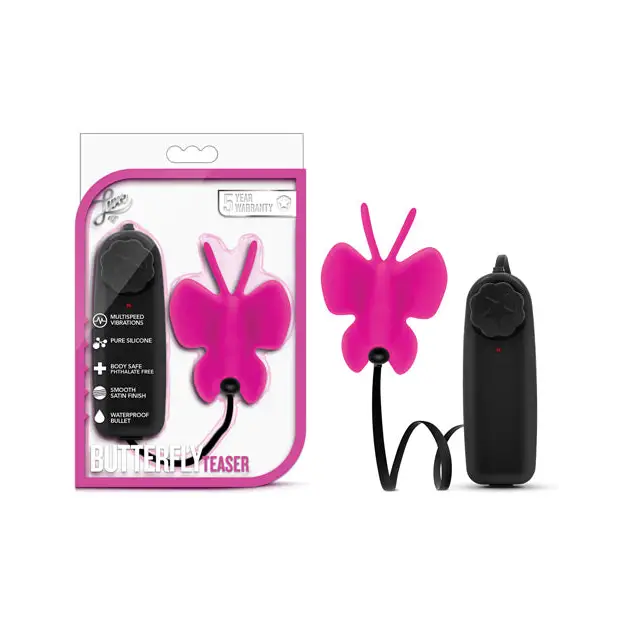 Blush Luxe Butterfly Teaser Remote-Controlled Silicone Mini Vibrator