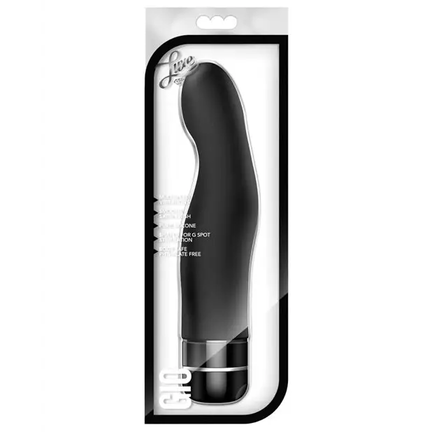 Blush Luxe Gio Silicone G-Spot Vibrator Black