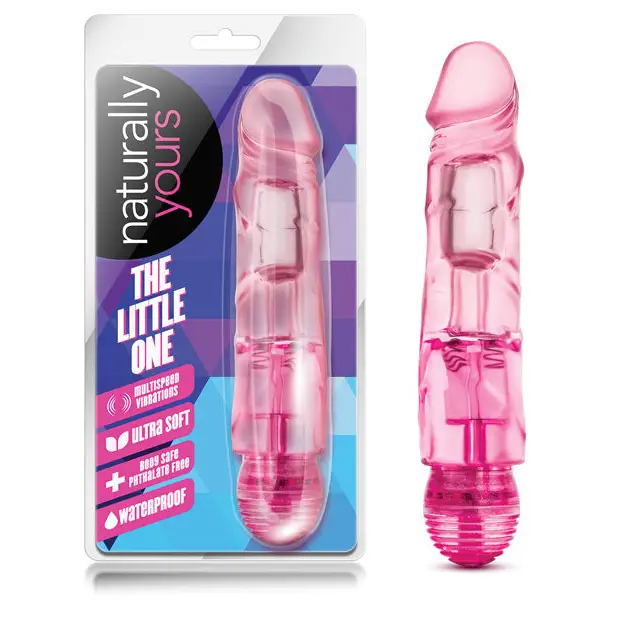 Blush Naturally Yours The Little One Realistic 6.7 in. Vibrating Dildo Pink