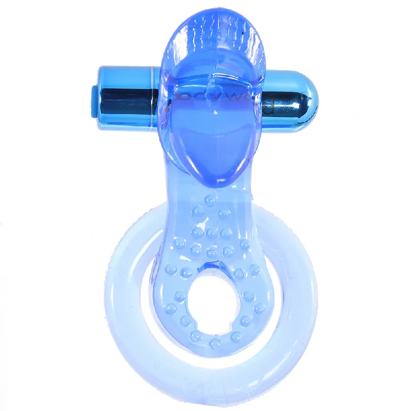 BodyWand Rechargeable Duo Tickler Ring in Blue