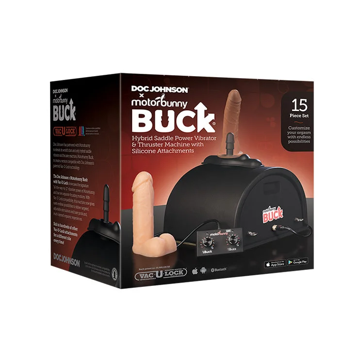 Doc Johnson X Motorbunny Buck Hybrid Saddle Power Vibrator