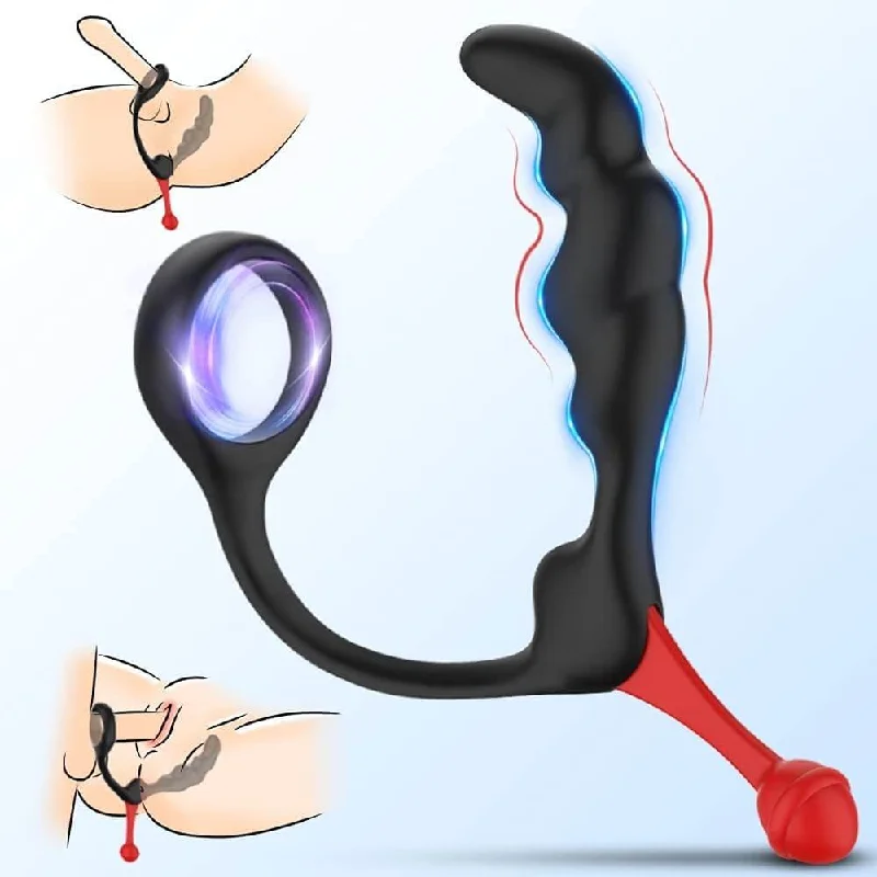 Explorer Silicone Cock Ring and Prostate Plug