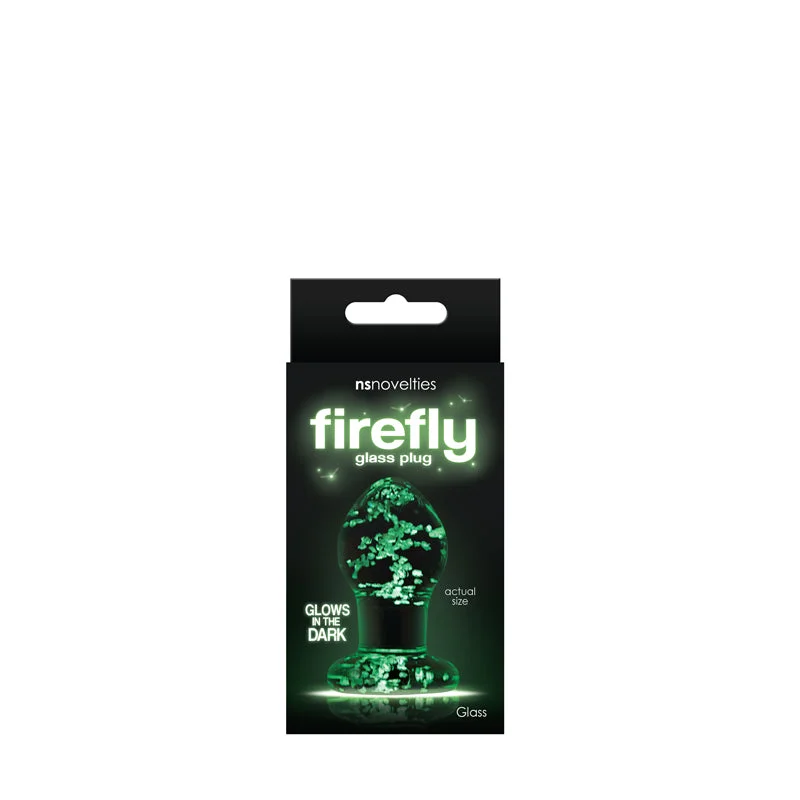 Firefly Glass Plug - Small, Clear