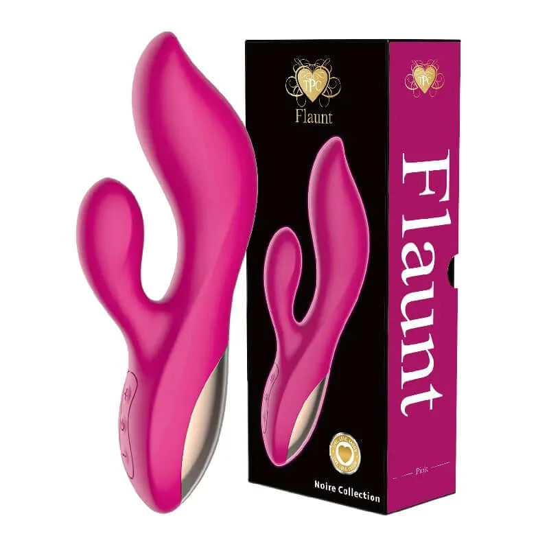 Flaunt Ultra Rabbit Pink – Powerful Dual-Action Vibrator with 12 Vibration Modes