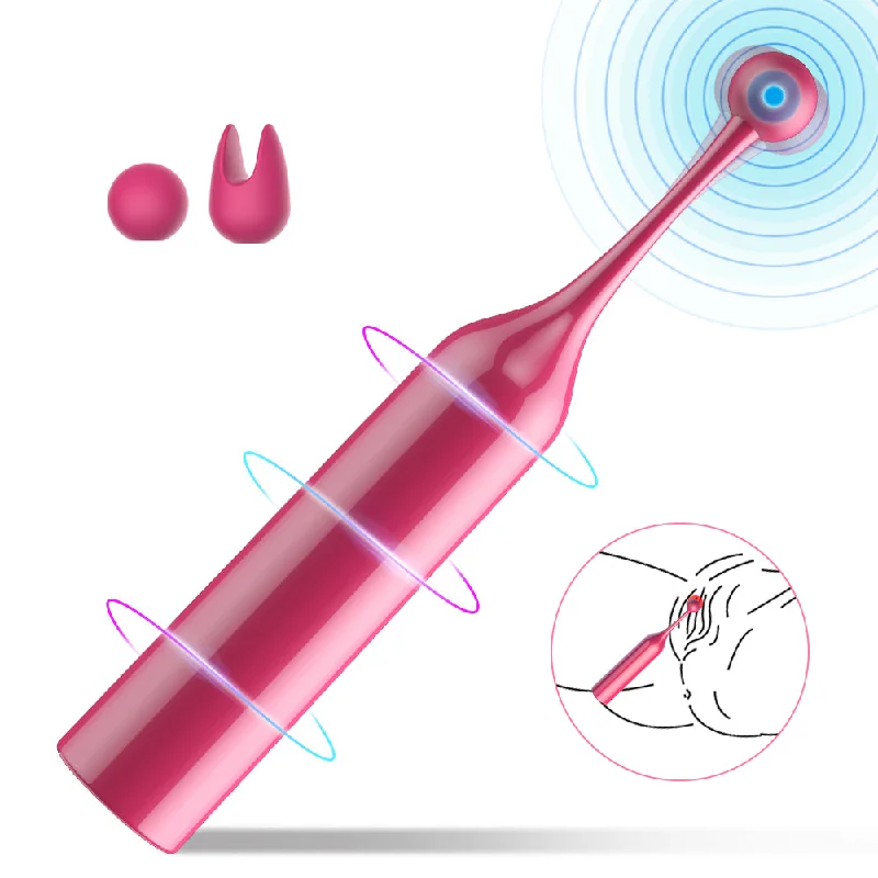 Romp Pop High-Frequency G Spot Clitoral Multi Speed Vibrator With Alternate Heads