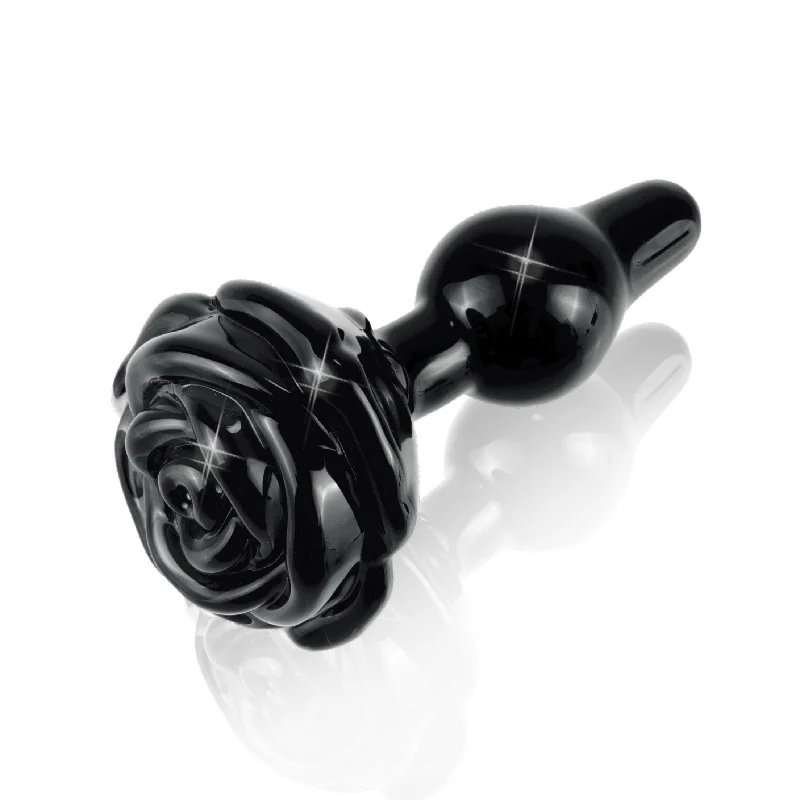 Icicles No. 77 Black Glass Wand Plug