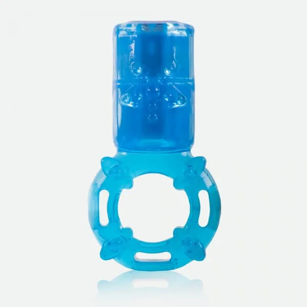 Screaming O Big O Vertical Vibrating Cock Ring Blue