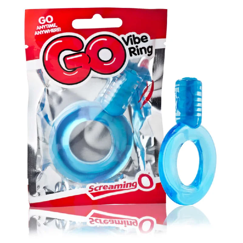 Screaming O Go Vibe Ring - Blue | Powerful 13,500 RPM Quickie Vibrating Cock Ring