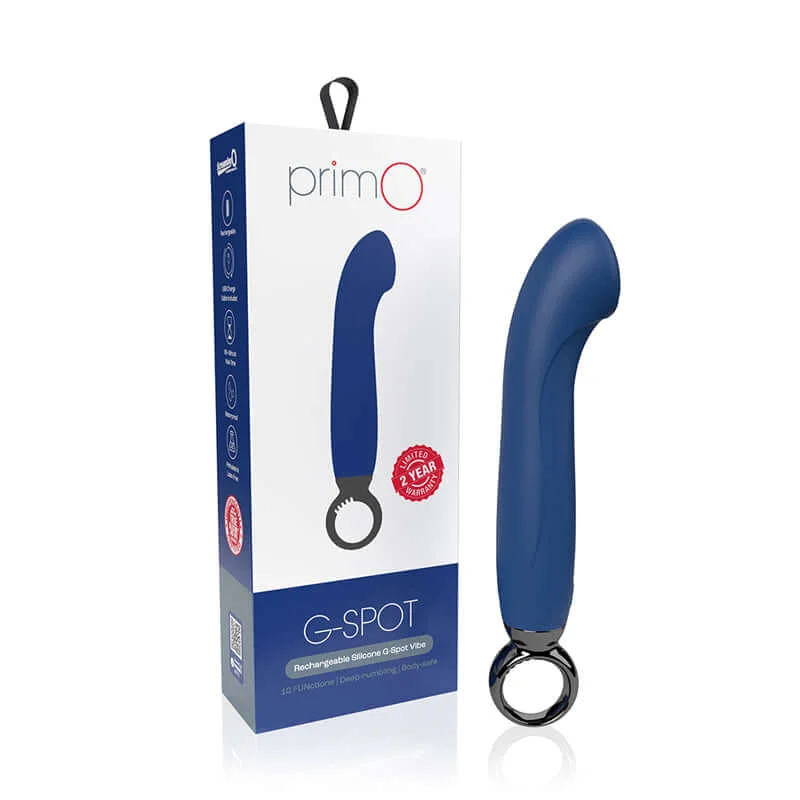 Screaming O Primo G-Spot Vibrator - Blissful Blueberry Blue Sensations