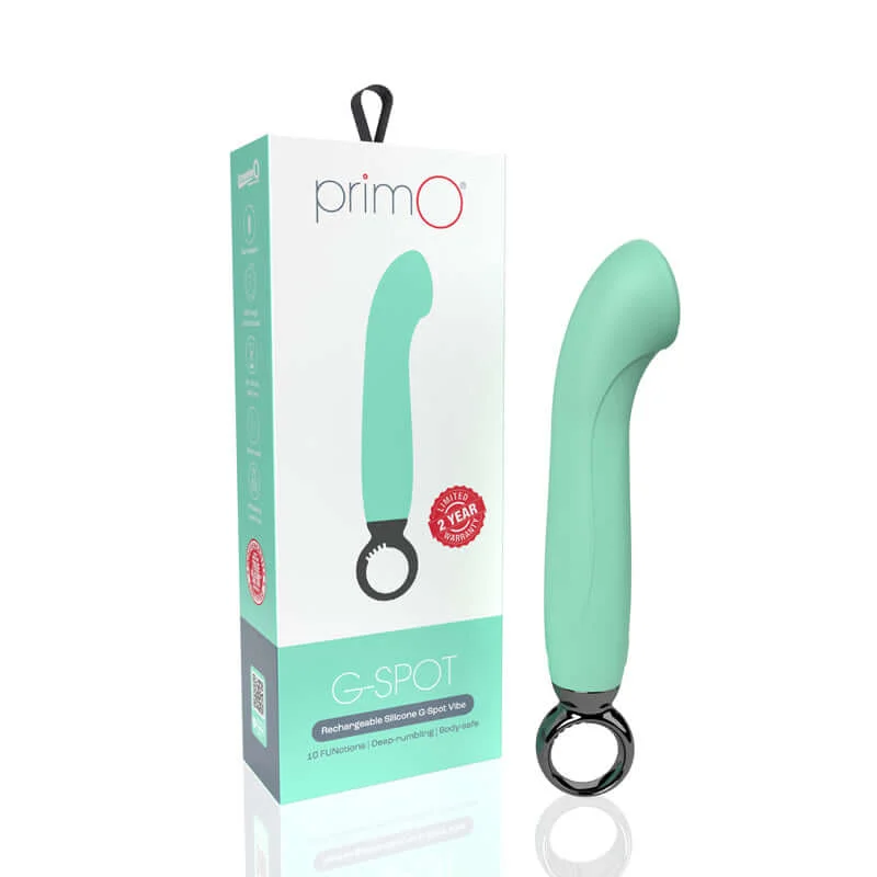 Screaming O Primo G-Spot Vibrator - Kiwi Green Pleasure Machine