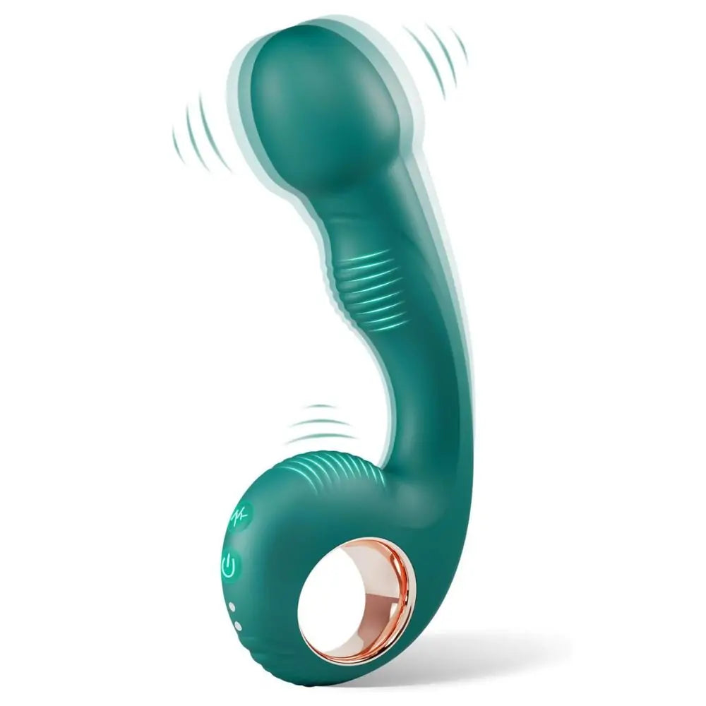 Green G-Spot Vibrator Couple Vibrator Wand with 10 Powerful Vibration Modes