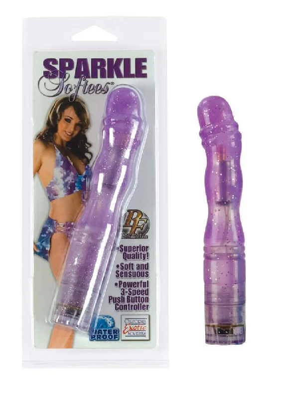 Sparkle Softees Purple Vibrator The G