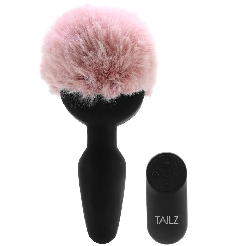 Tailz Vibrating Pink Bunny Tail Anal Plug