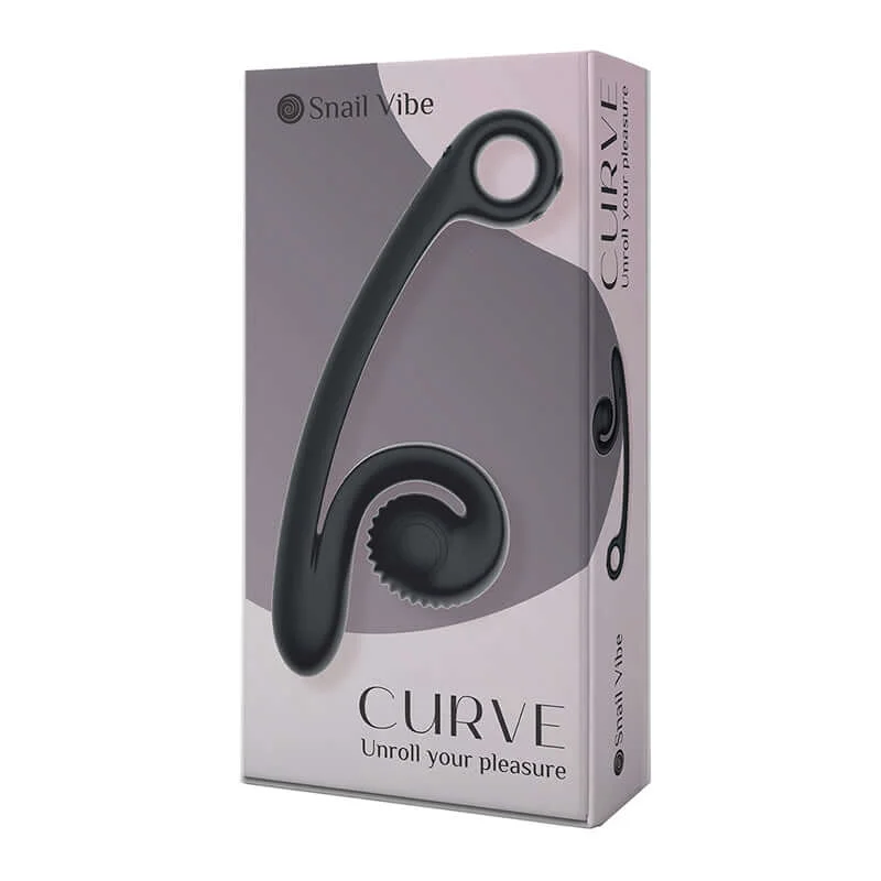 Experience the Revolutionary Snail Vibe Curve: Dual Stimulation at Its Finest!