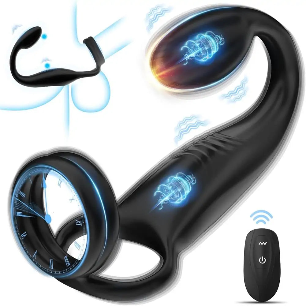 Evolved Vibrating Cock Ring Taint Stimulator with Mini Bullet