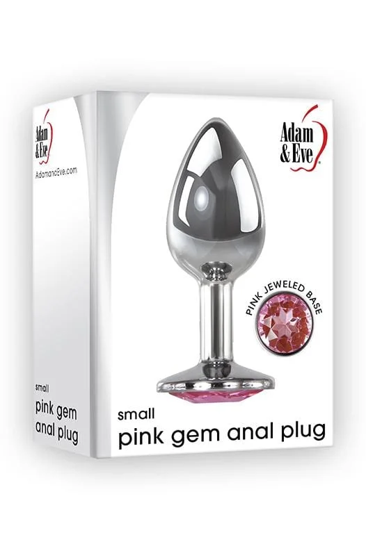 Adam & Eve Pink Gem Anal Plug Small