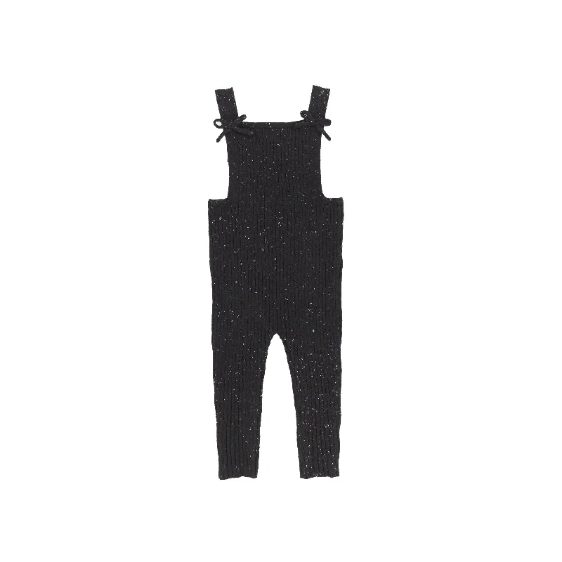 Analogie Bow Overalls - Black Speckle