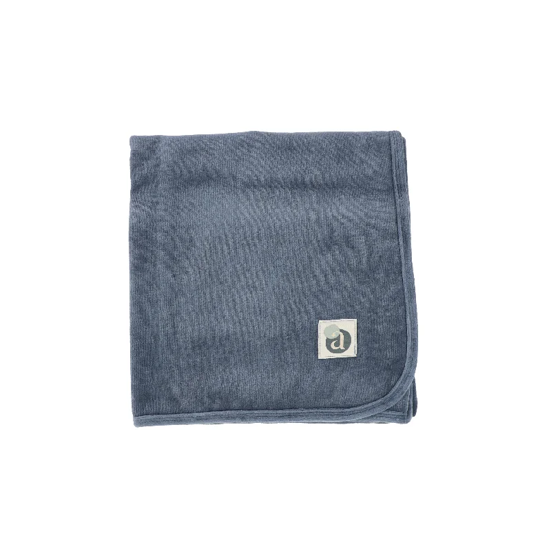 Analogie Velour Blanket - Slate AW20