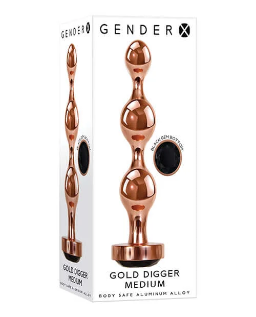 Gender X Gold Digger Medium Anal Plug