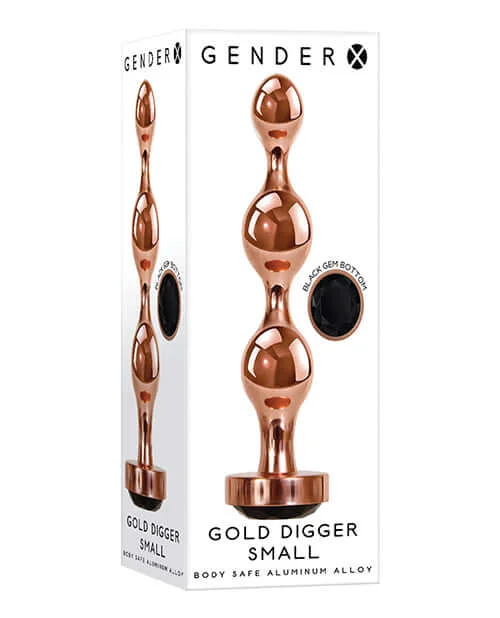 Gender X Gold Digger Small Anal Plug