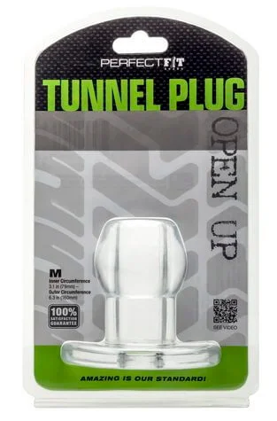 Medium Tunnel Plug Ice Clear: See-Through Innovation for Enhanced Play