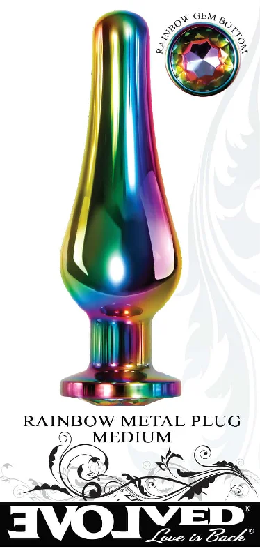 Rainbow Metal Plug Medium