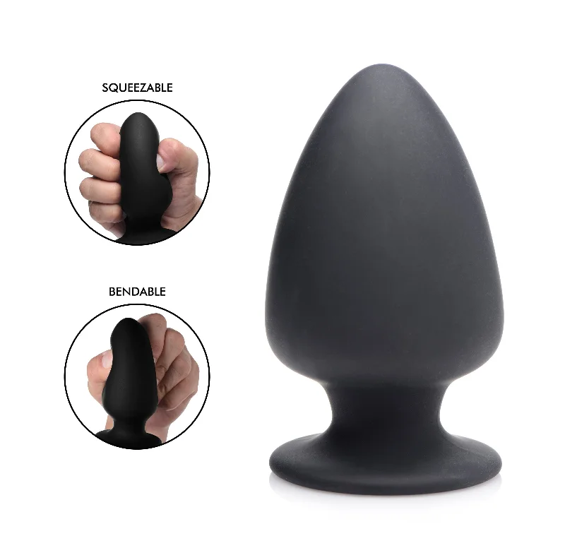 Squeeze-It Silicone Anal Plug - Medium