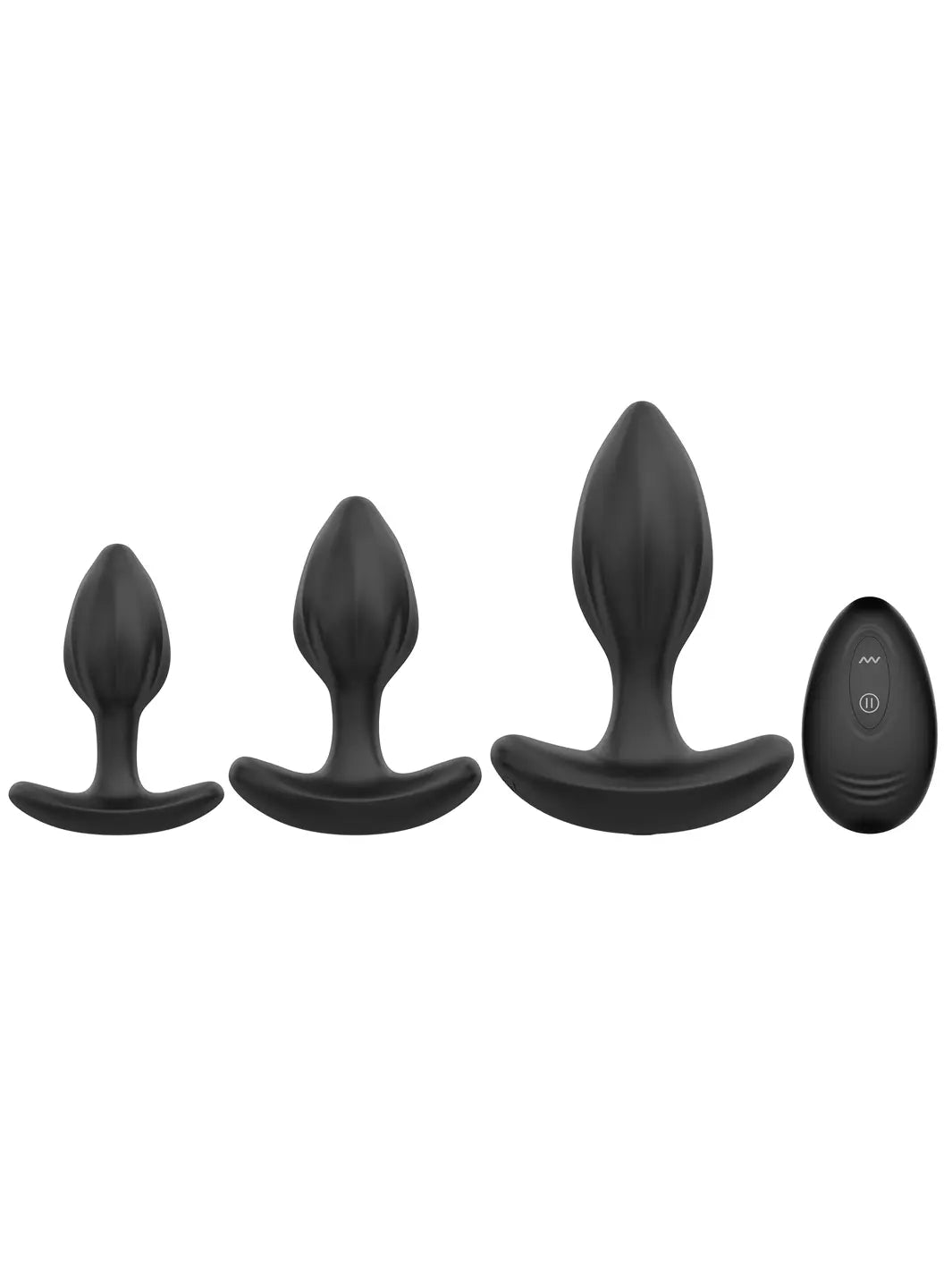 Winyi Mark Ribbed Silicone Anal Plug Training Kit