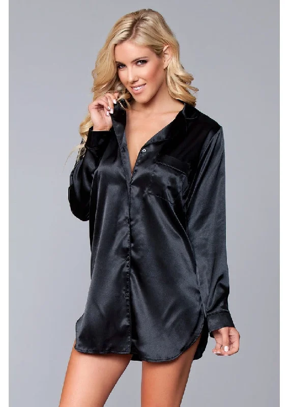 Kimberly Satin Sleepshirt